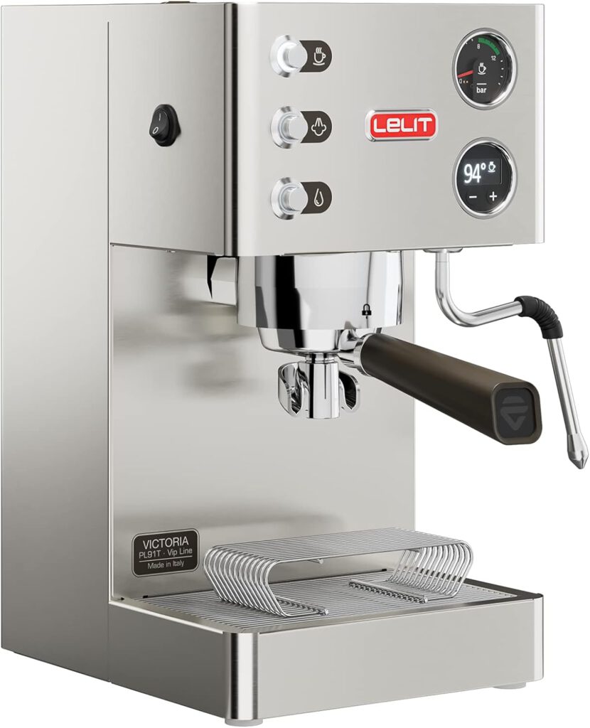 LELIT Victoria PL91T, Prosumer-Kaffeemaschine mit LCC Display zur Parametersteuerung
